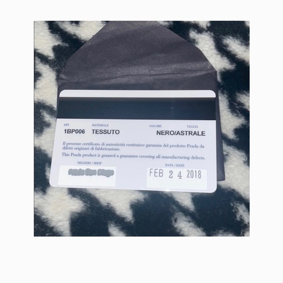 Prada Etiquette Flap Bag Studded Tessuto Mini - Picture 8 of 8